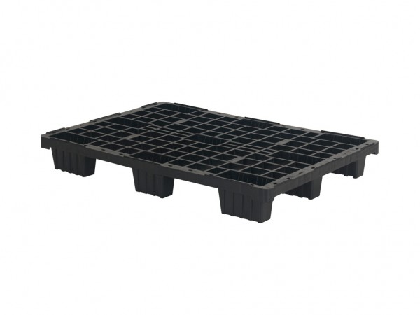Kunststof exportpallet - 1200x800mm - 9 poten - nestbaar